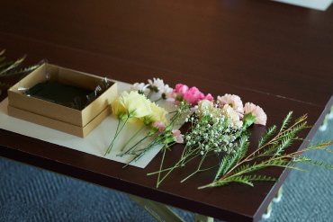 お花教室の様子