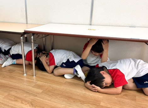 防災・防犯教育の様子